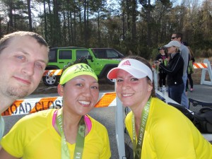 3 of us at the finish line